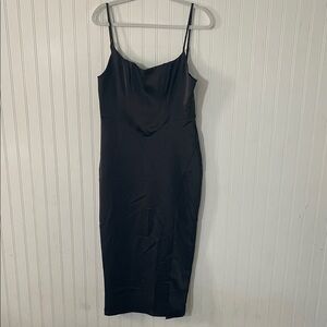 Astr Black Midi Dress